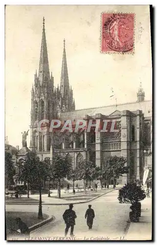 Cartes postales Clermont Ferrand La cathedrale