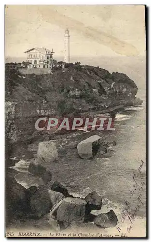 Ansichtskarte AK Biarritz Le Phare et la Chambre d&#39Amour