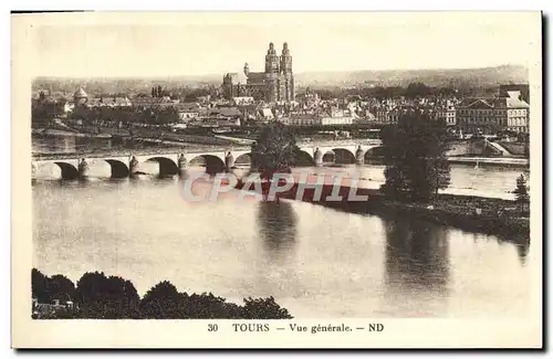 Cartes postales Tours Vue Generale