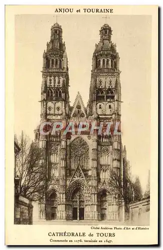 Cartes postales Tours Cathedrale De Tours