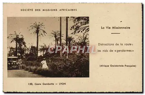 Ansichtskarte AK Societe des Missions Africaines Afrique occidentale Francaise Lyon Cours Gambetta