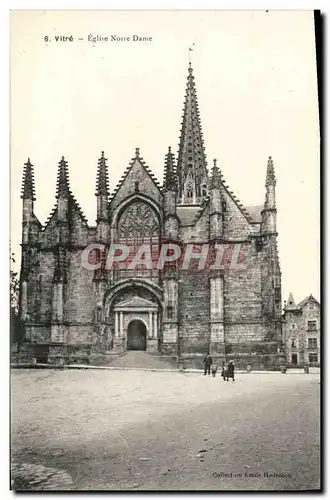 Cartes postales Vitre Eglise Notre Dame