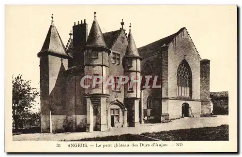 Ansichtskarte AK Angers Le Pelit Chateau des Ducs D&#39Anjou