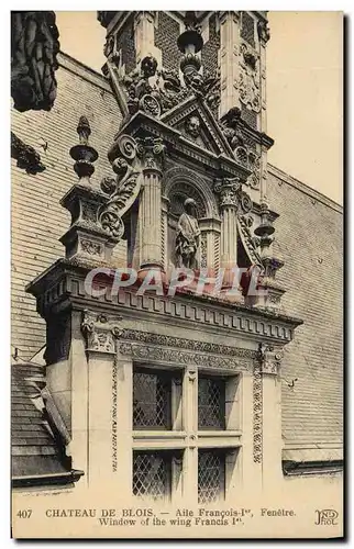 Ansichtskarte AK Chateau De Blois Alle Francois 1er Fenetre