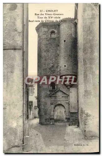 Cartes postales Cholet Rue Des Vieux Greniers