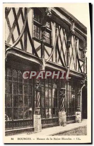 Ansichtskarte AK Bourges Maison De La Reine Blanche