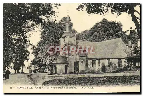 Cartes postales Honfleur Chapelle De Notre Dame De Grace