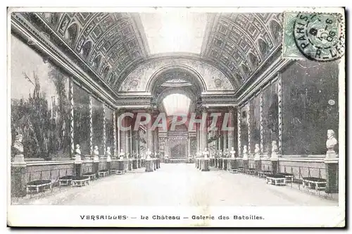 Cartes postales Versailles Le Chateau Galerie Des Batailles