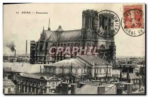 Ansichtskarte AK Reims Panorama