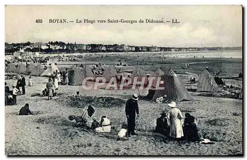 Ansichtskarte AK Royan La Plage Vers Saint Georges De Didonne