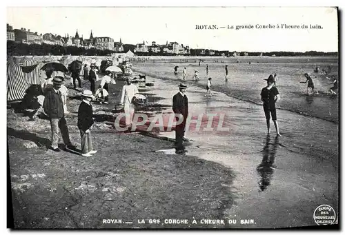 Cartes postales Royan La Grande Conche A l'Heure Du Bain