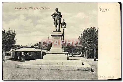 Ansichtskarte AK La Statue d&#39Eugene Pelletan Royan