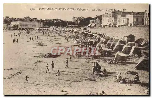 Ansichtskarte AK Pontaillac Royan La Plage Maree Basse