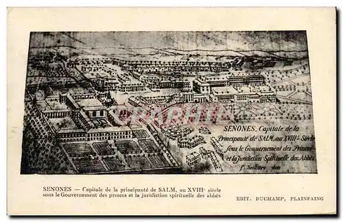 Cartes postales Senones Capitale De la Principaute De Salm