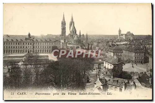 Ansichtskarte AK Caen Panorama Pris Du Vieux Saint Etienne