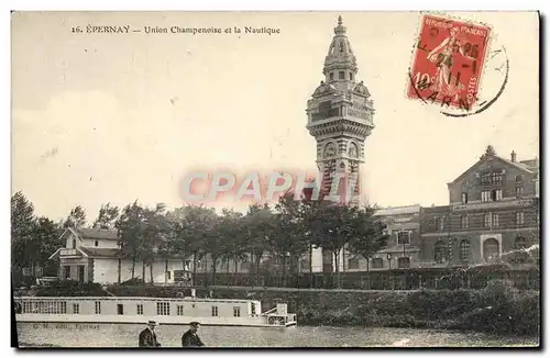 Ansichtskarte AK Epernay Union Champenoise Et La Nautique