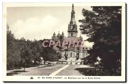 Cartes postales Ste Anne d&#39Auray La Basilique Vue De La Scala Sancta