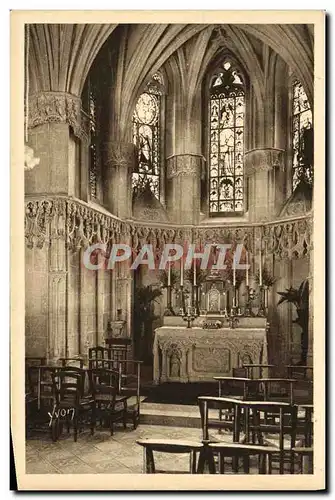 Cartes postales La Douce France Chateaux De La Loire Chateau d&#39Amboise Interieur De La Chapelle Saint Hubert