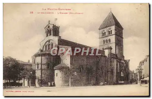 Ansichtskarte AK La Haute Garonne St Gaudens L&#39Eglise Collegiale