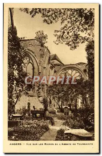 Ansichtskarte AK Angers Vue Sur Les Ruines De l&#39Abbaye De Toussaints