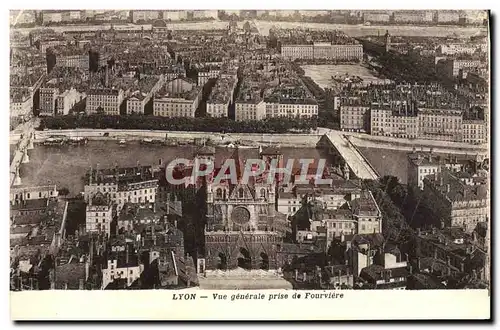 Ansichtskarte AK Lyon Vue Generale Prise De Fourviere