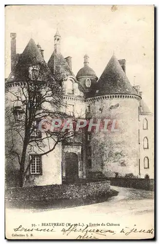 Ansichtskarte AK Beaupreau Entree Du Chateau