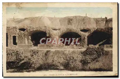 Cartes postales Entree Du Fort De La Pompelle Militaria