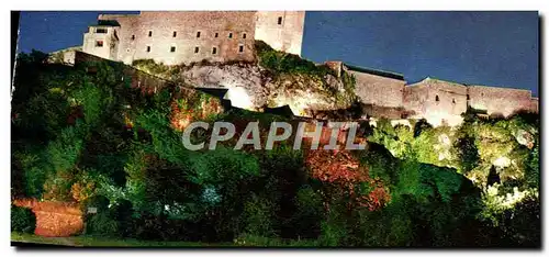 Cartes postales moderne Lourdes Le Chateau Fort De Nuit Son Et Lumiere