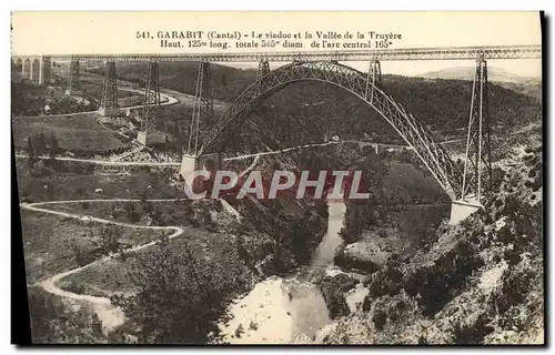 Cartes postales Garabit Le Viaduc Et La Vallee De La Truyere