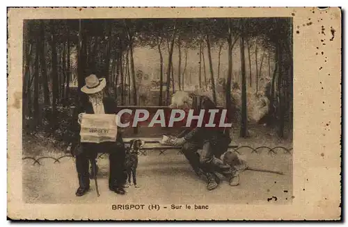 Cartes postales Brispot Sur Le Banc