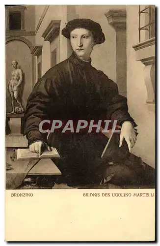 Cartes postales Bronzino Bildnis Des Ugolino Martelli