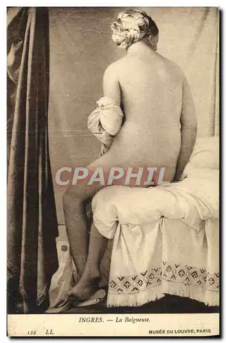 Cartes postales Ingres La Baigneuse Musee Du Louvre Paris