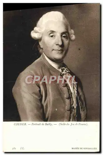 Cartes postales Couder Portrait De Bailly Salle du jeu de Paume Musee De Versailles