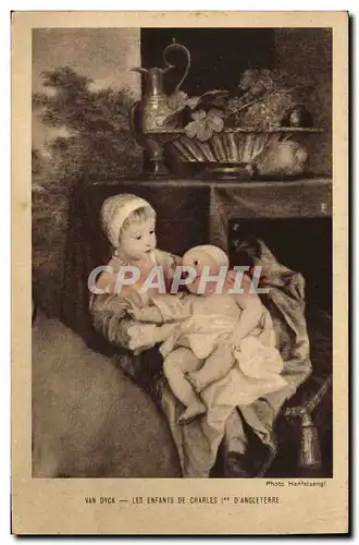 Cartes postales Van Dyck Les Enfants De Charles 1er d&#39Angleterre Paris