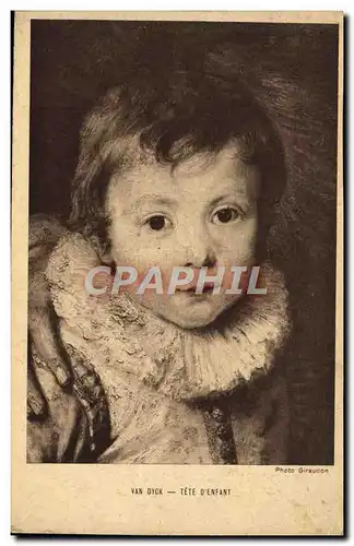 Cartes postales Van Dyck Tete D&#39Enfant