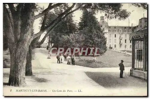 Cartes postales Martigny Les Bains Un Coin Du Parc
