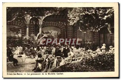 Cartes postales Evian Les Bains Le Promenoir De La Buvette Cachat