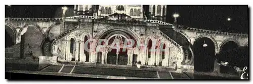 Cartes postales Lourdes La Basilique Illuminee