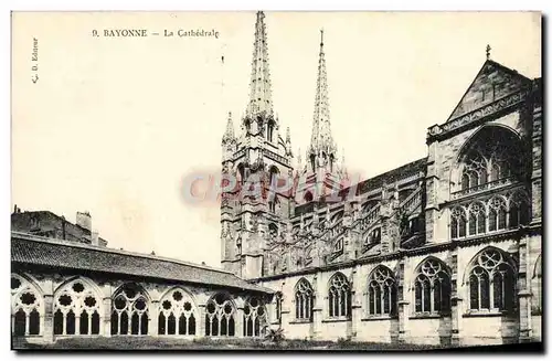 Cartes postales Bayonne La Cathedrale