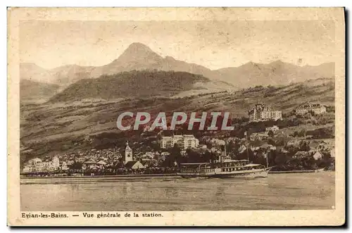 Cartes postales Evian les Bains Vue Generale de la Station