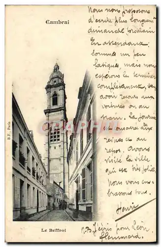 Cartes postales Cambrai Le beffroi