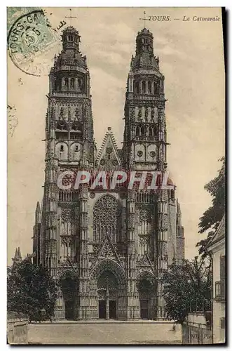 Cartes postales Tours La Cathedrale