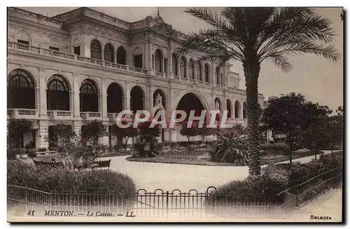 Cartes postales Menton Le Casino