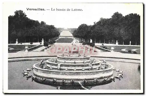 Cartes postales Versailles Le Bassin de Latone