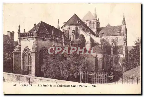 Cartes postales Lisieux L&#39Abside de la Cathedrale Saint Pierre