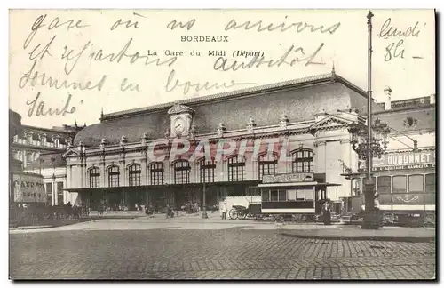 Cartes postales Bordeaux La Gare Du Midi