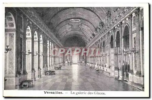 Cartes postales Versailles La Galerie des glaces