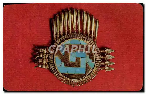 Moderne Karte Mexico Broche de Yanhitlan Chimalli