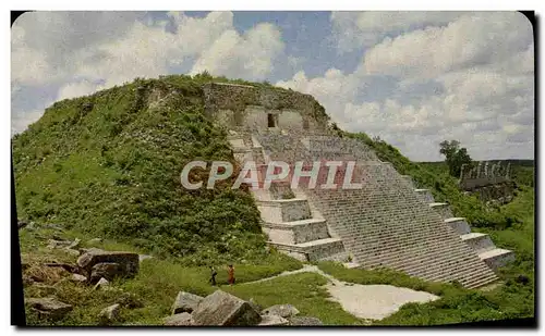 Moderne Karte Mexico Gran Piramide Zona Arqueologica de Uxmal