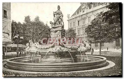 Cartes postales Marseille La place Estrangin